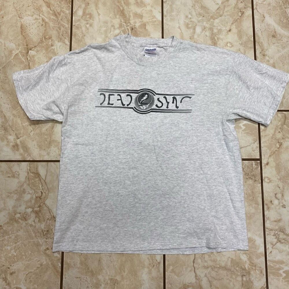 Gildan Activewear Men 2004 Grateful"Dead Sync Uncle Sam Skeleton T-shirt Gray XL